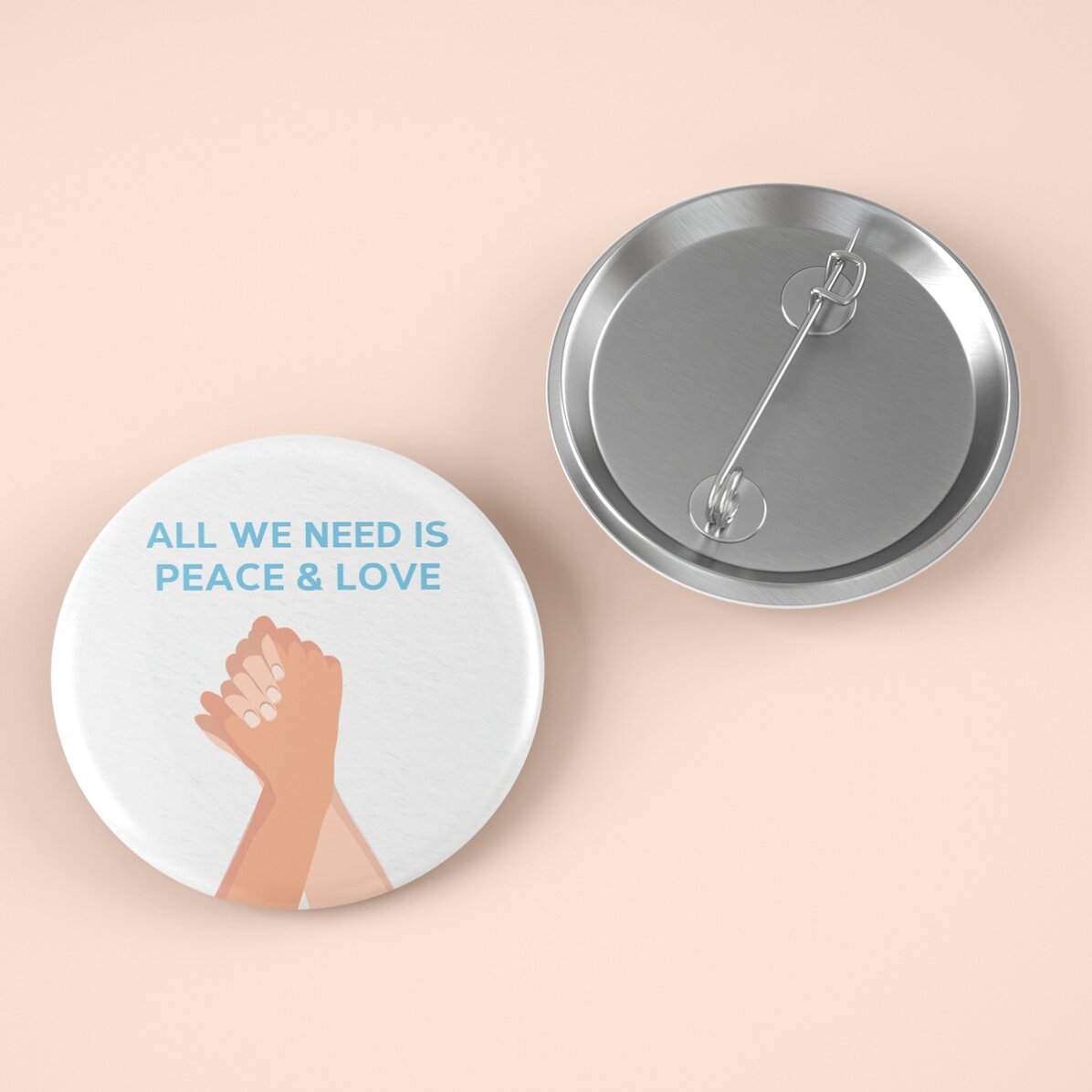 Insignă personalizată cu text - Together