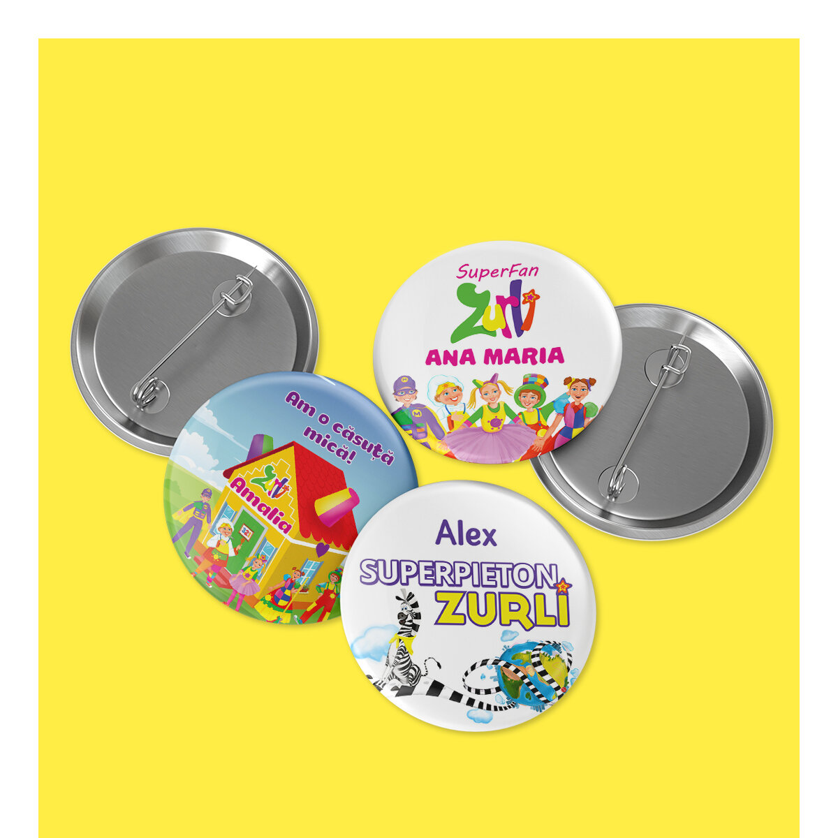 Персонализирани значки с официална лицензия Gasca Zurli