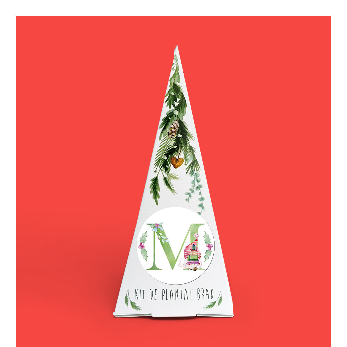 Персонализирани комплекти за засаждане на коледно дърво