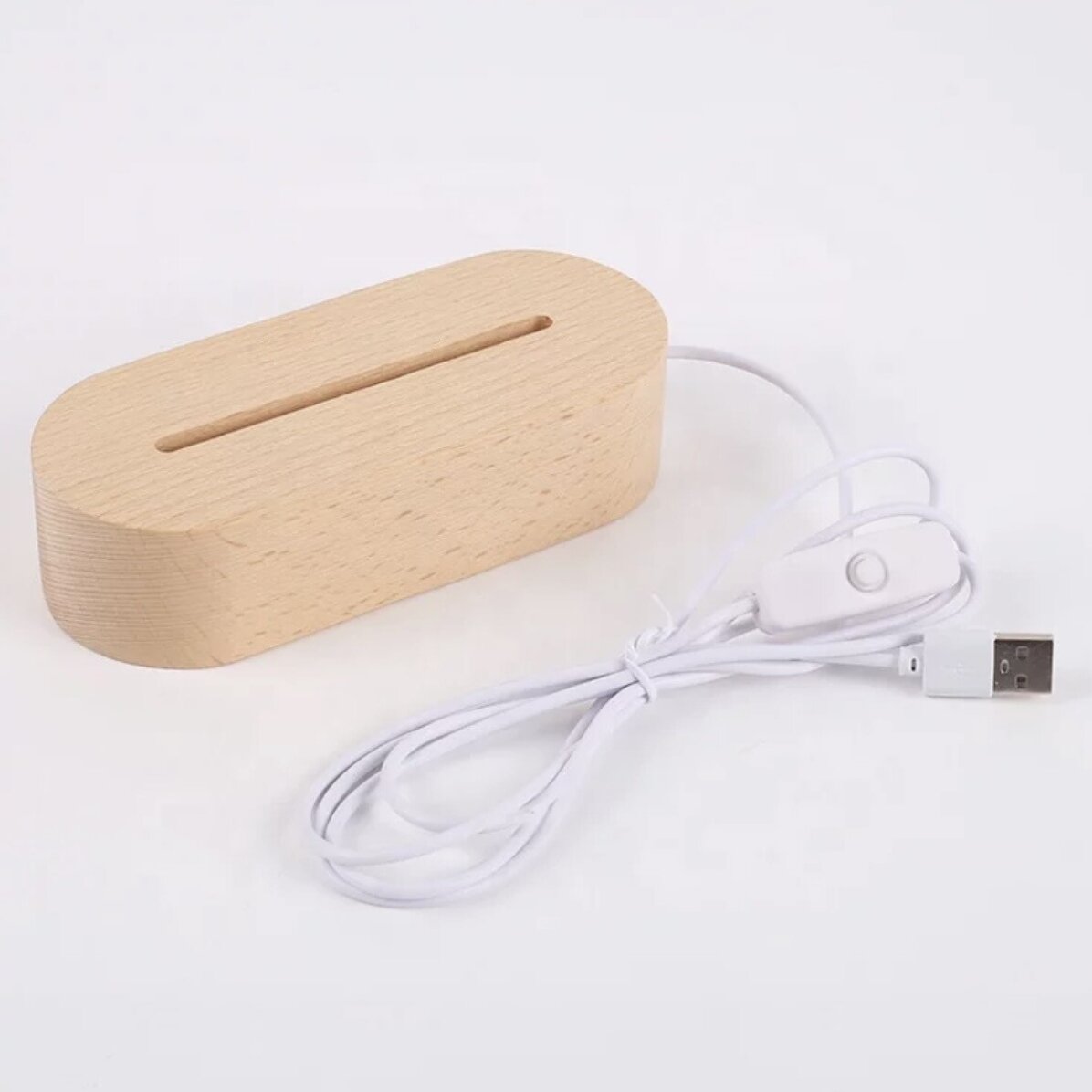 Lampă veghe LED inimă personalizată cu o poză - Fulgi de nea