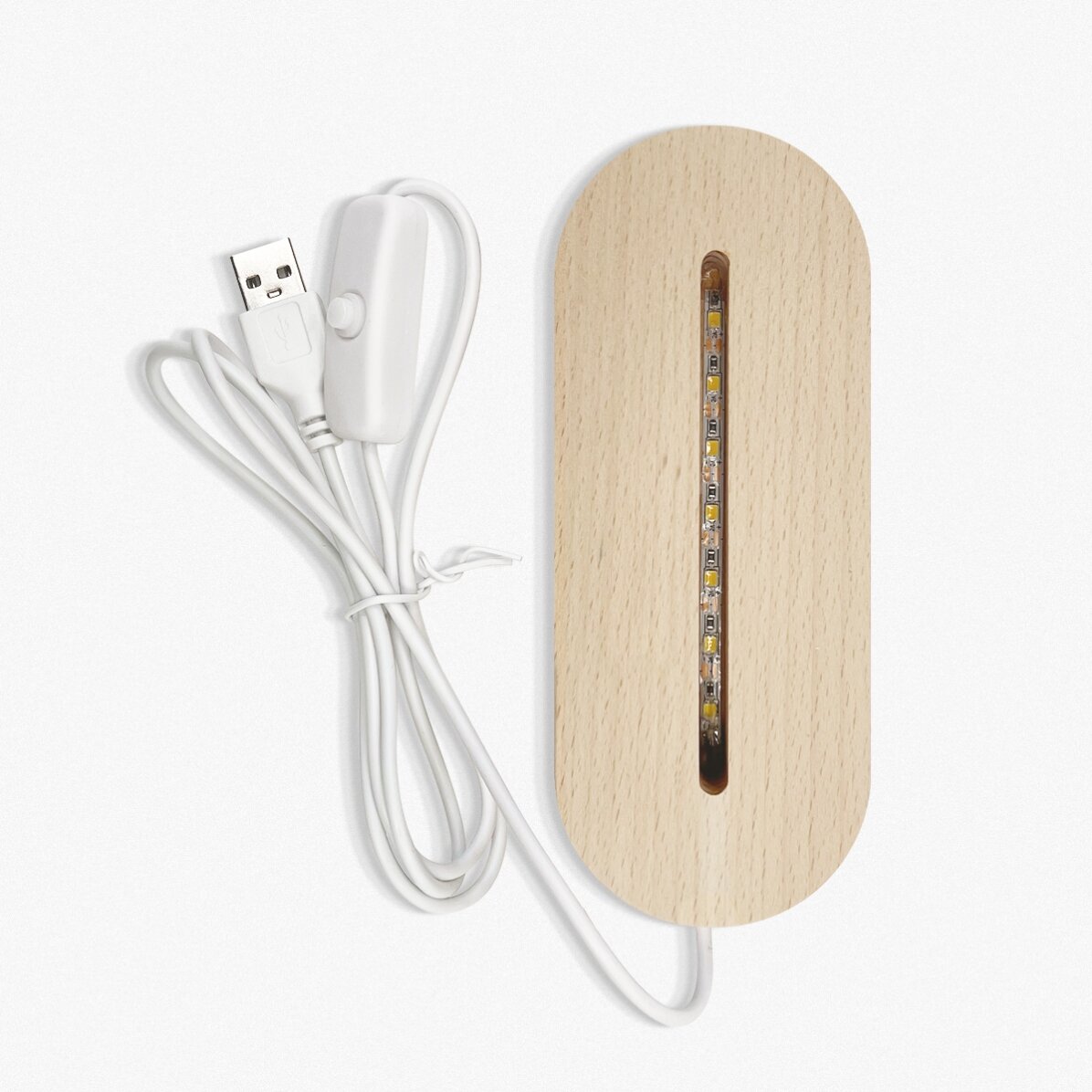 Lampă veghe LED inimă personalizată cu o poză și mesaj