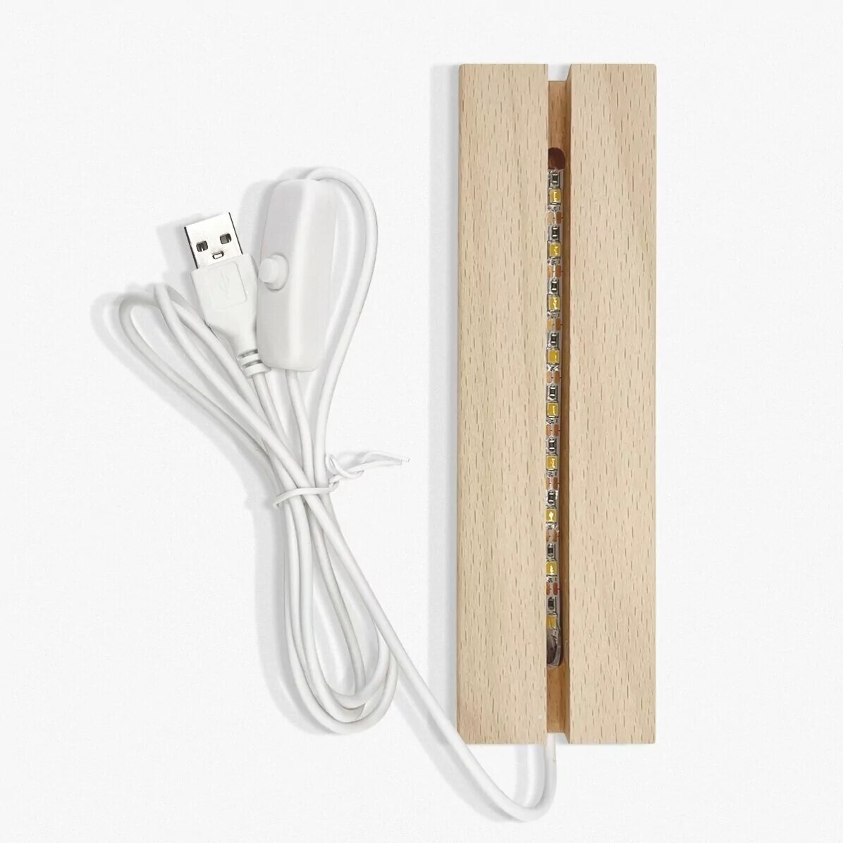 Lampă veghe LED personalizată cu o poză și mesaj - Crăciun fericit! 