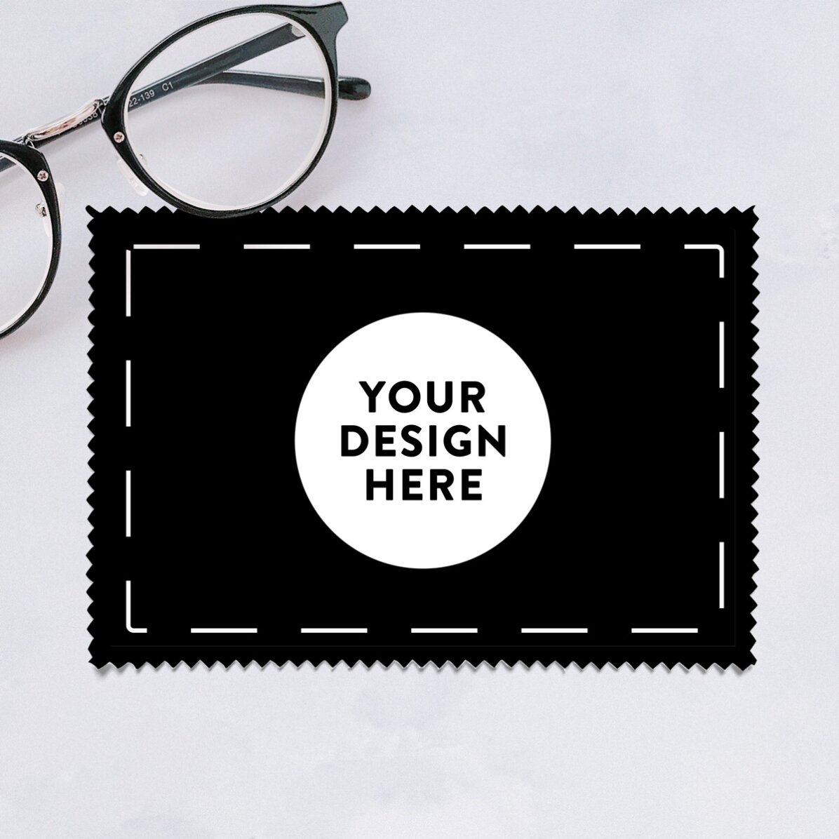 Lavetă personalizată cu grafica ta pentru curățare ecrane/ochelari