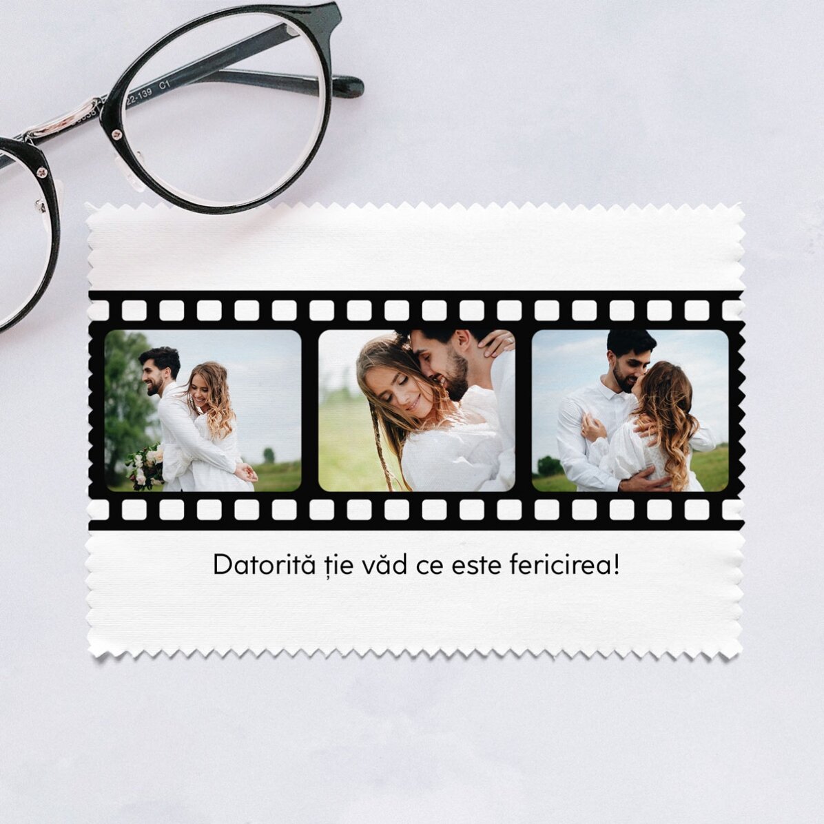 Lavetă personalizată pentru curățare ecrane/ochelari - Memories