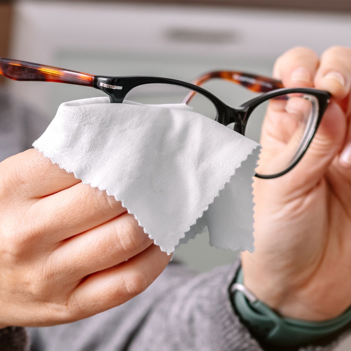 Lavetă personalizată cu grafica ta pentru curățare ecrane/ochelari