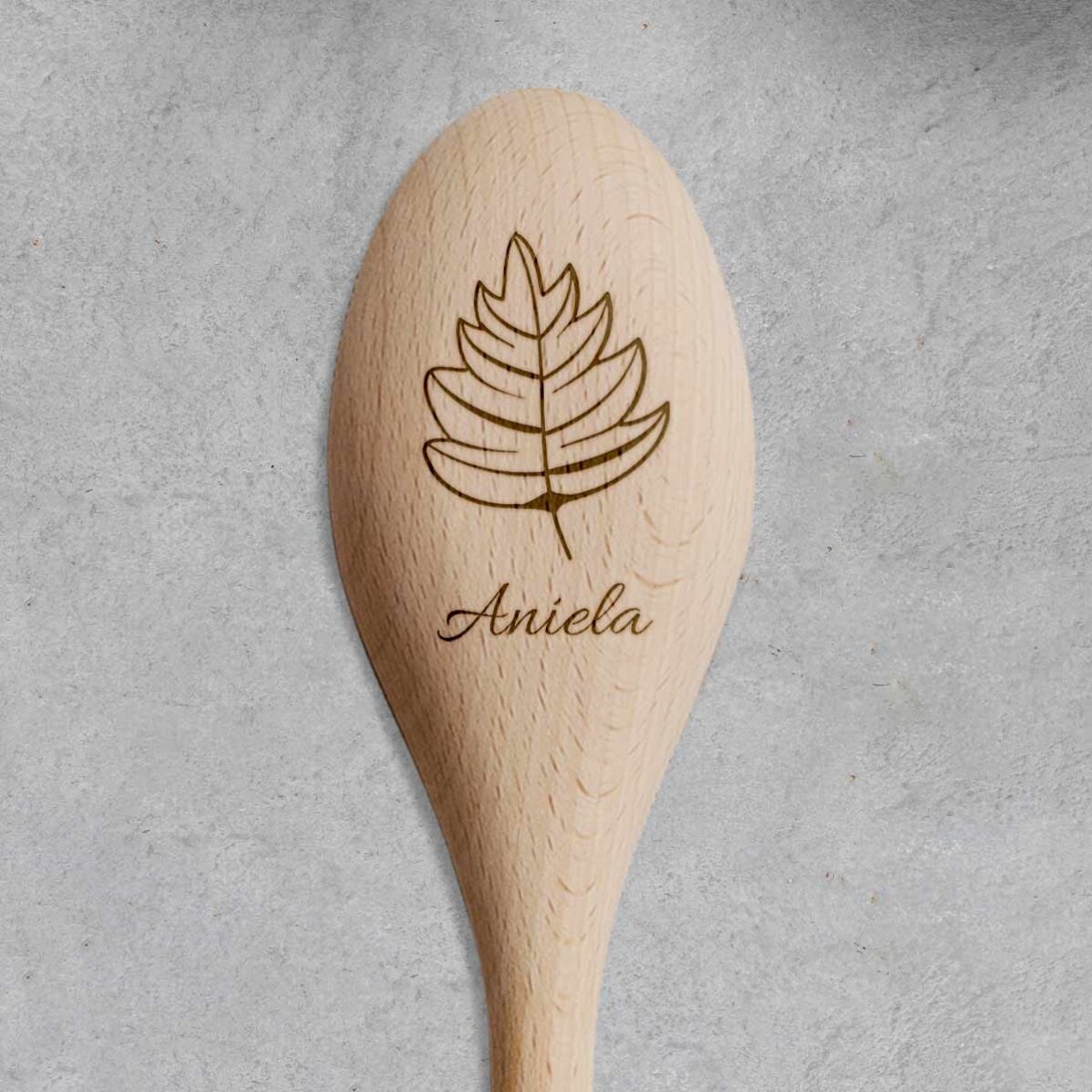 Lingură de lemn personalizată - Autumn flavours