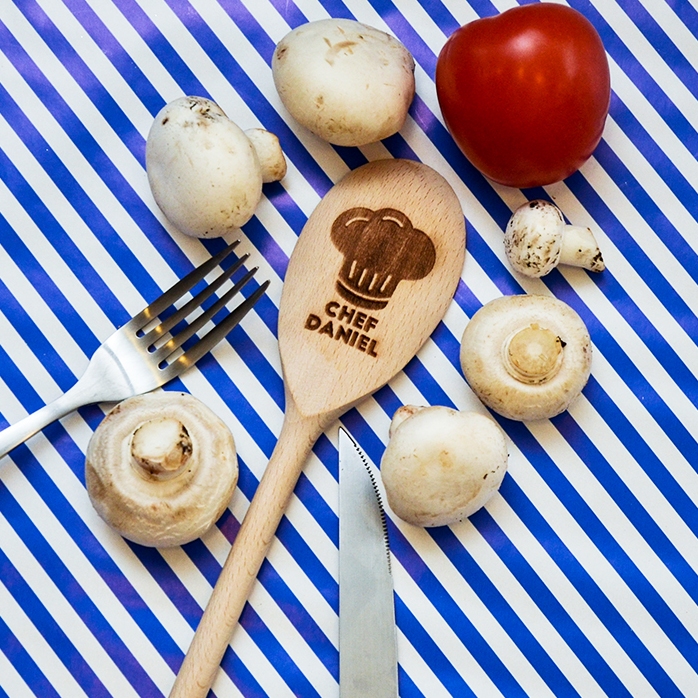 Lingură de lemn personalizată - Chef