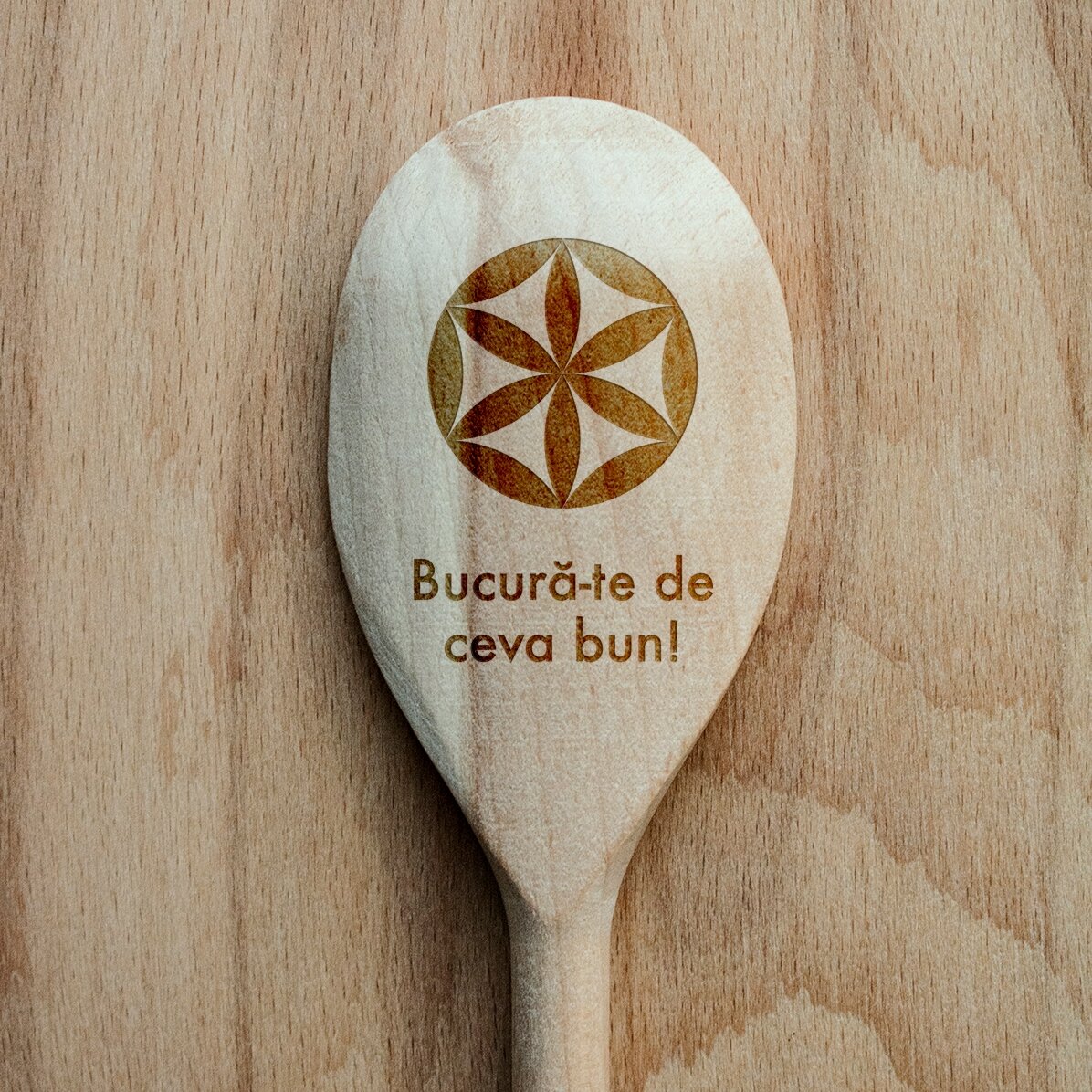 Lingură de lemn personalizată - De Maramu