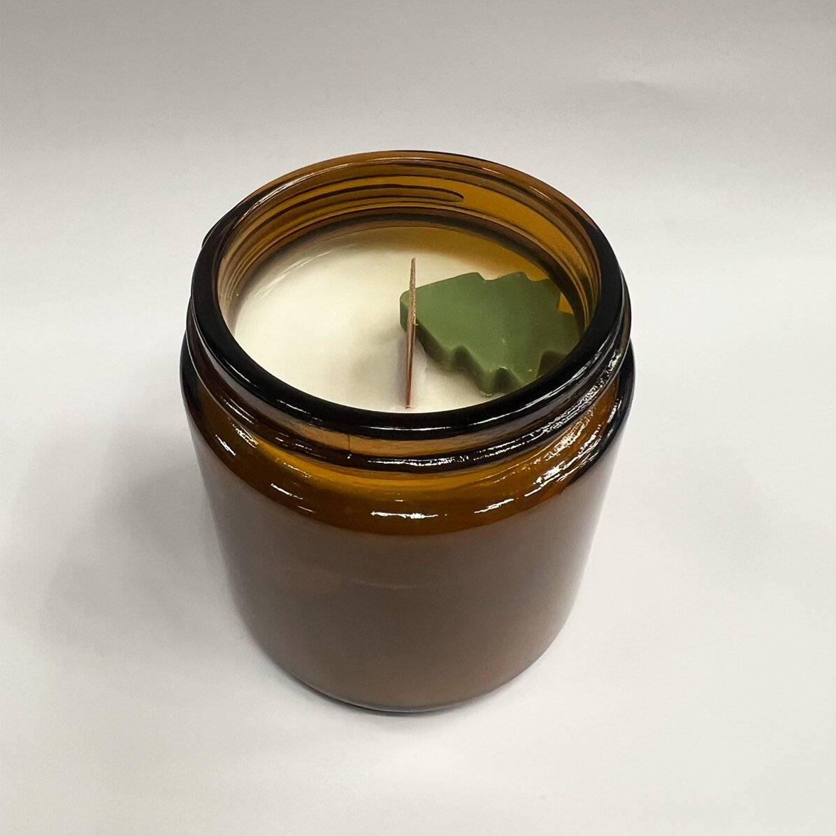 Lumânare mică parfumată personalizată cu logo și text