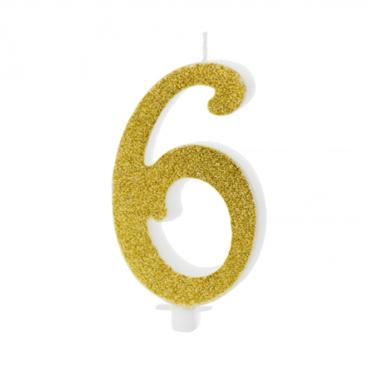 Lumânări pentru tort - Cifre aurii 10cm