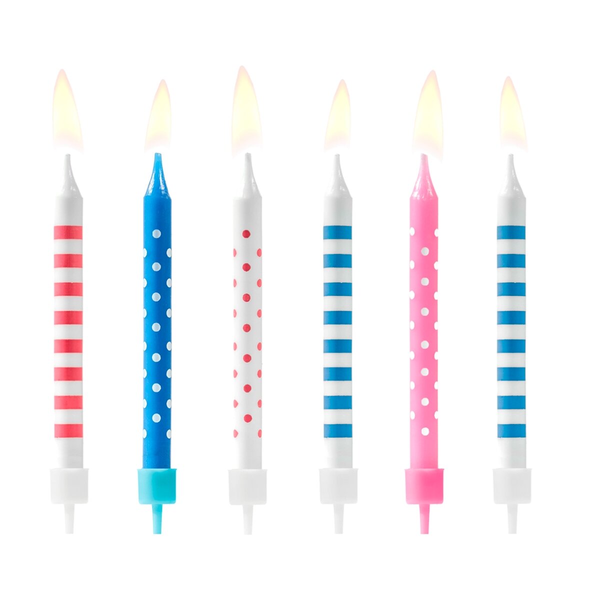 Lumânari pentru tort - set 6 buc.