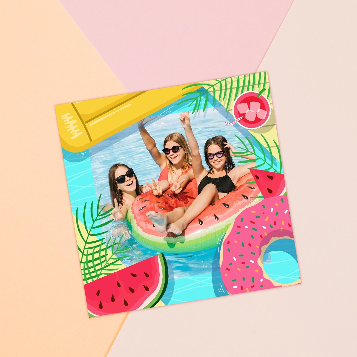Magnet 10x10 personalizat cu o poză - Summer time!