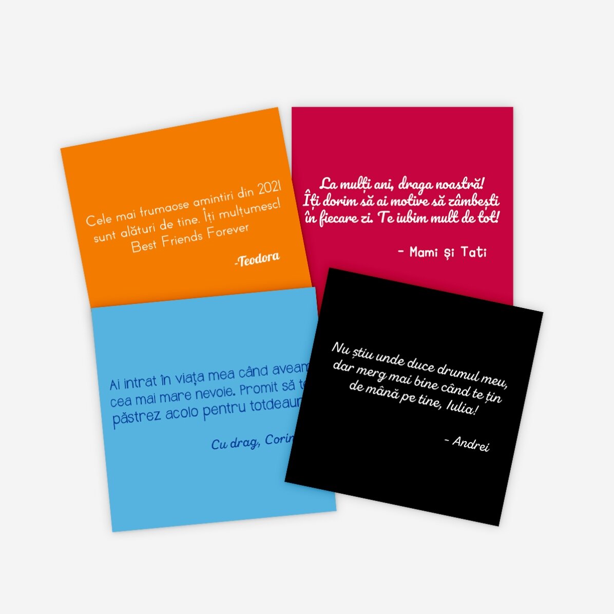 Magnet 10x10 personalizat cu text