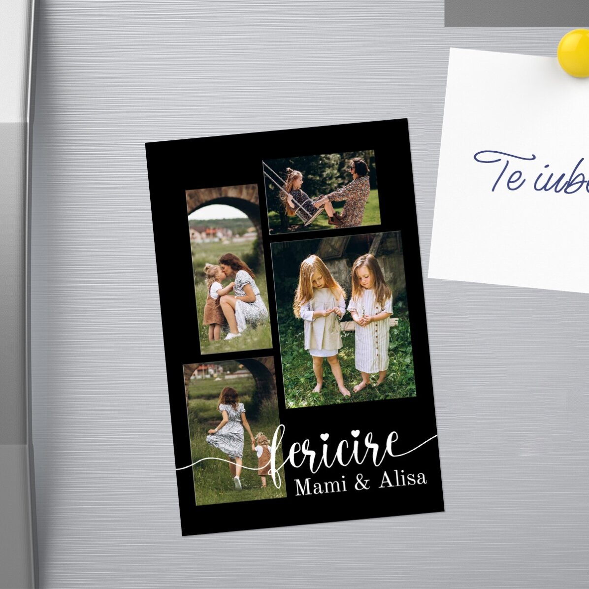 Magnet 10x15 cm personalizat - Fericire