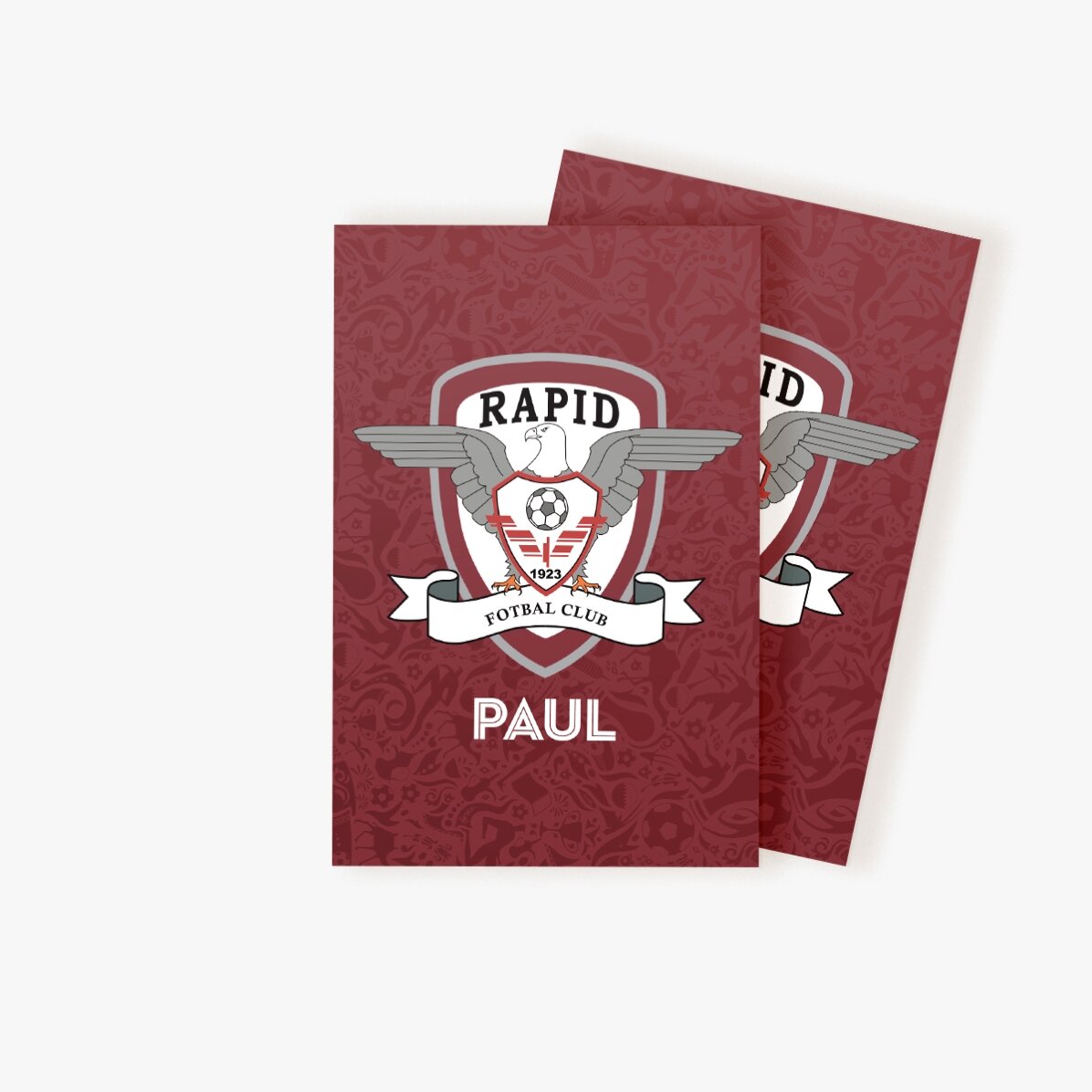 Magnet FC Rapid 10x15 cm personalizat cu nume