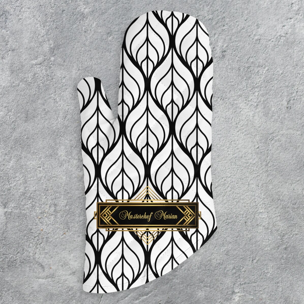 Mănușă de bucătărie personalizată cu text -  Masterchef 