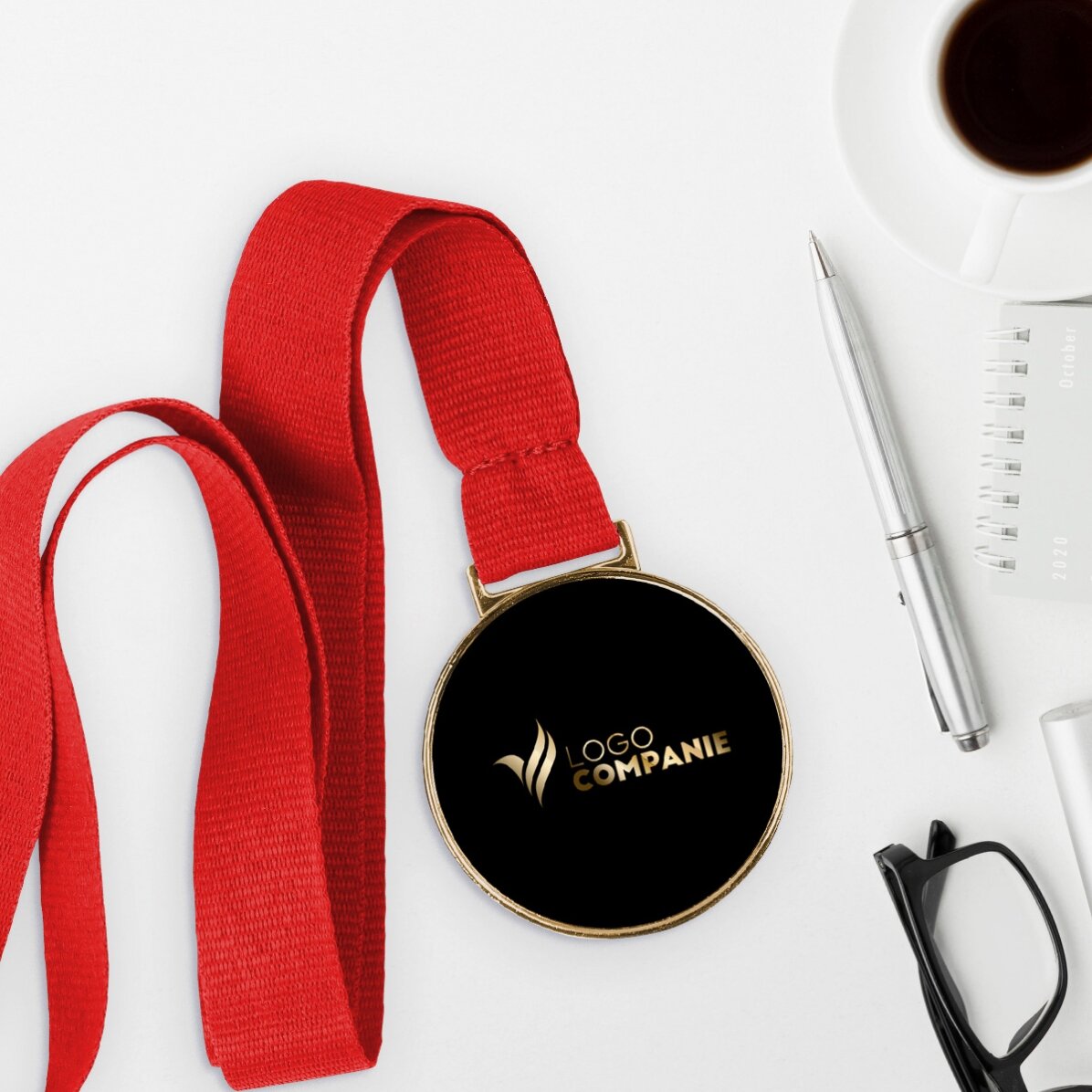 Medalie personalizată cu logo