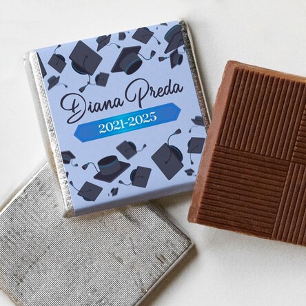 Mini ciocolată personalizată - Celebrarea absolvirii