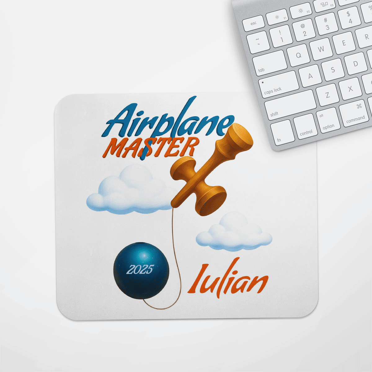 Mouse pad personalizat cu text - Airplane Master