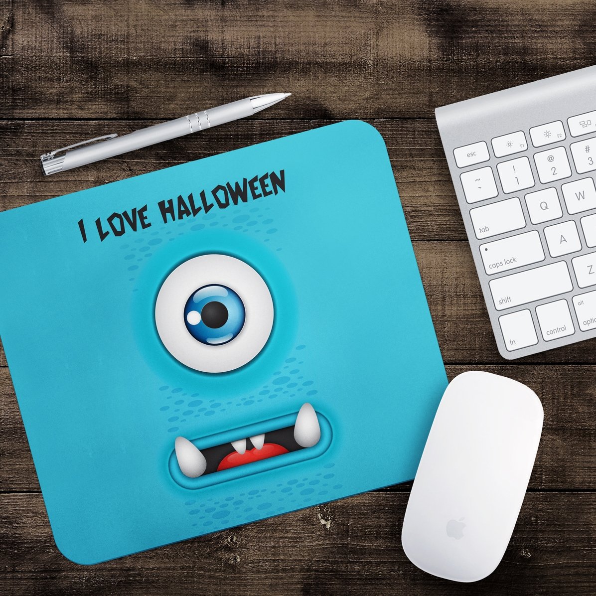 Mouse pad personalizat cu text - Model Monstru