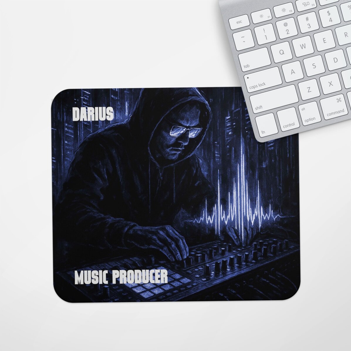 Mouse pad personalizat cu text - Music Producer