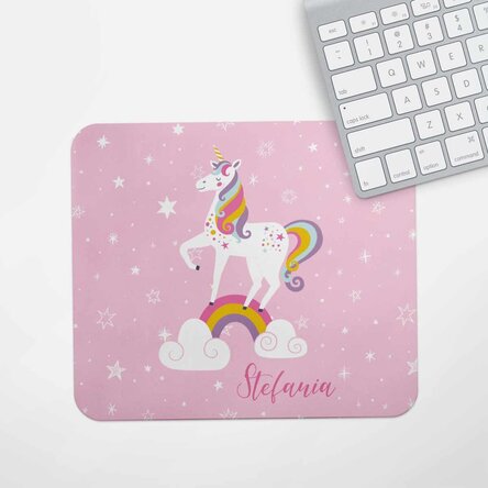 Mouse pad personalizat cu text - Unicorn