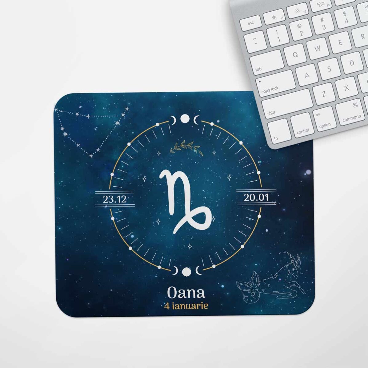 Mouse pad personalizat cu text - Zodia Capricorn