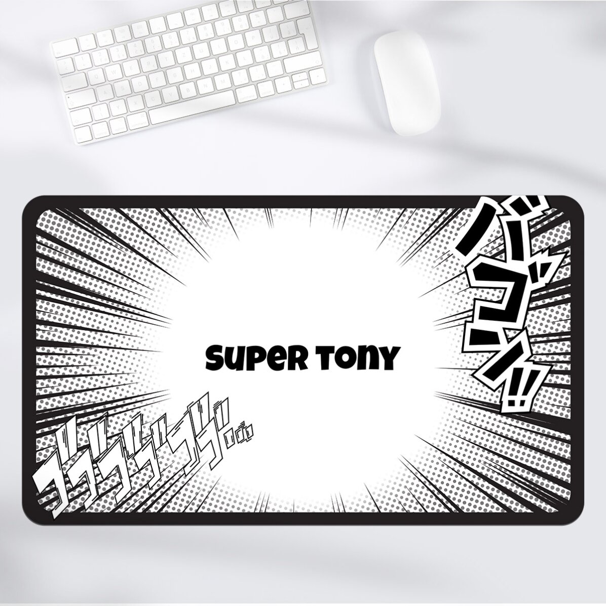 Mouse pad XXL personalizat cu text - Comics