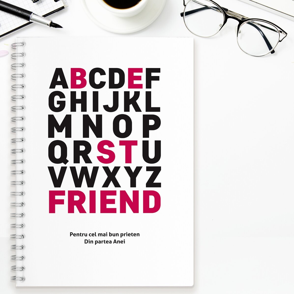 Notebook personalizat - Best Person