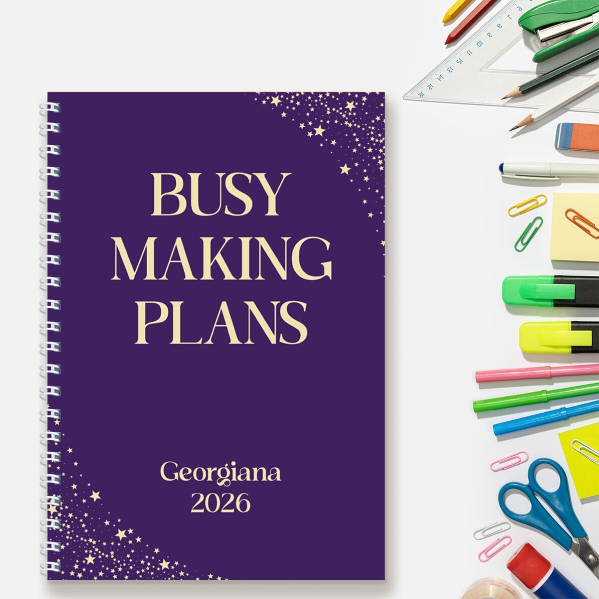 Notebook personalizat cu mesaj