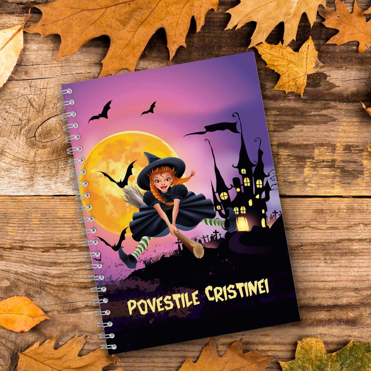 Notebook personalizat cu text - Fantastic stories