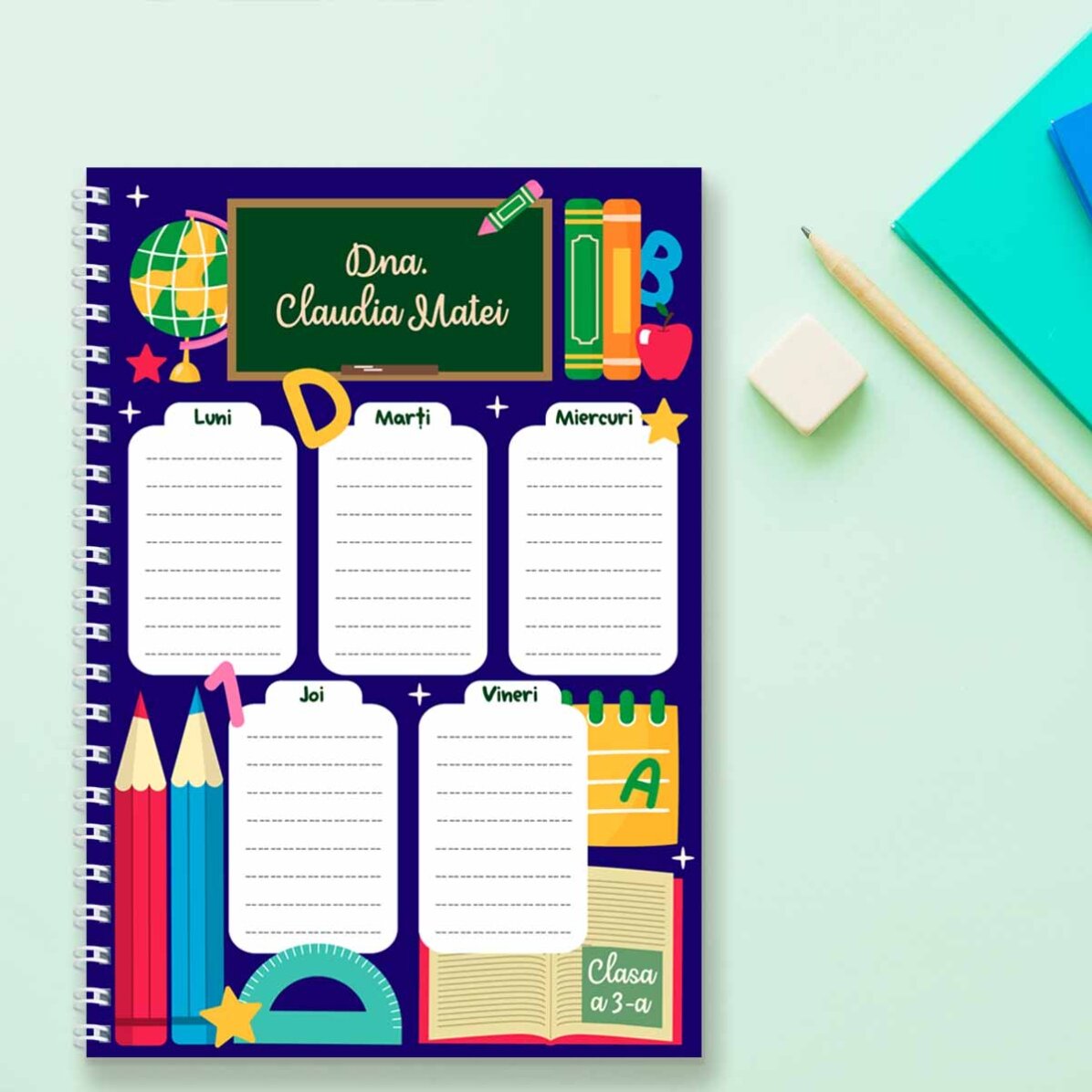 Notebook personalizat cu text - Profesor