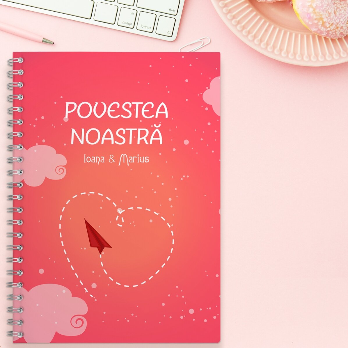 Notebook personalizat - Povestea noastră