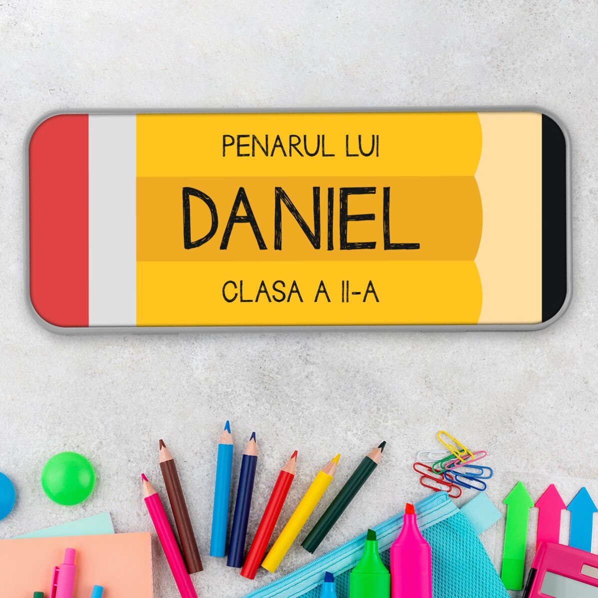 Penar personalizat cu text - Creion