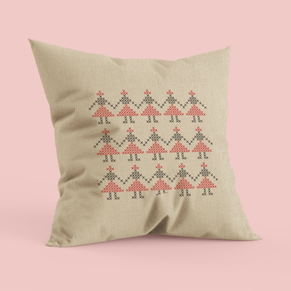 Pernă decorativă personalizată - Model horă - In