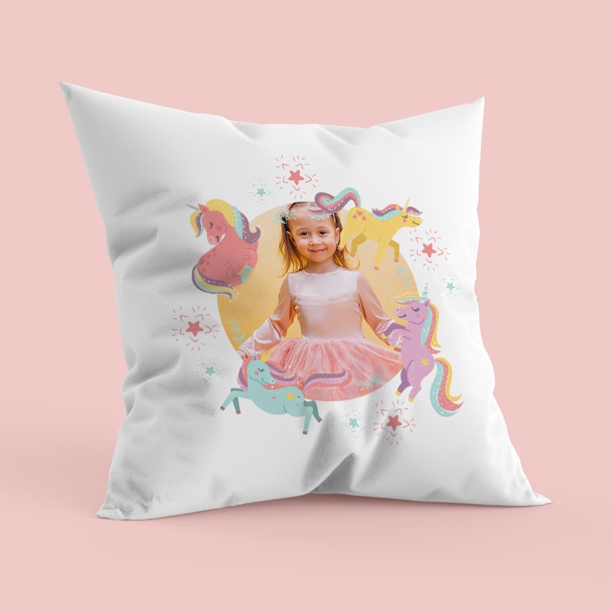 Pernă personalizată cu 1 poză - Pony