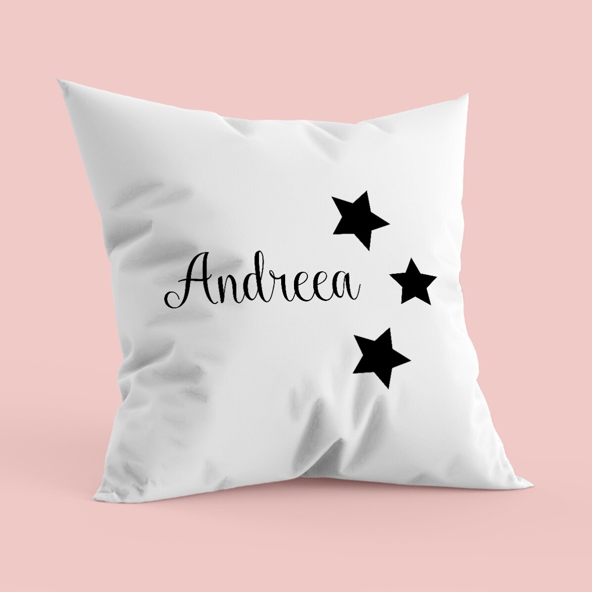 Pernă personalizată cu nume - stars