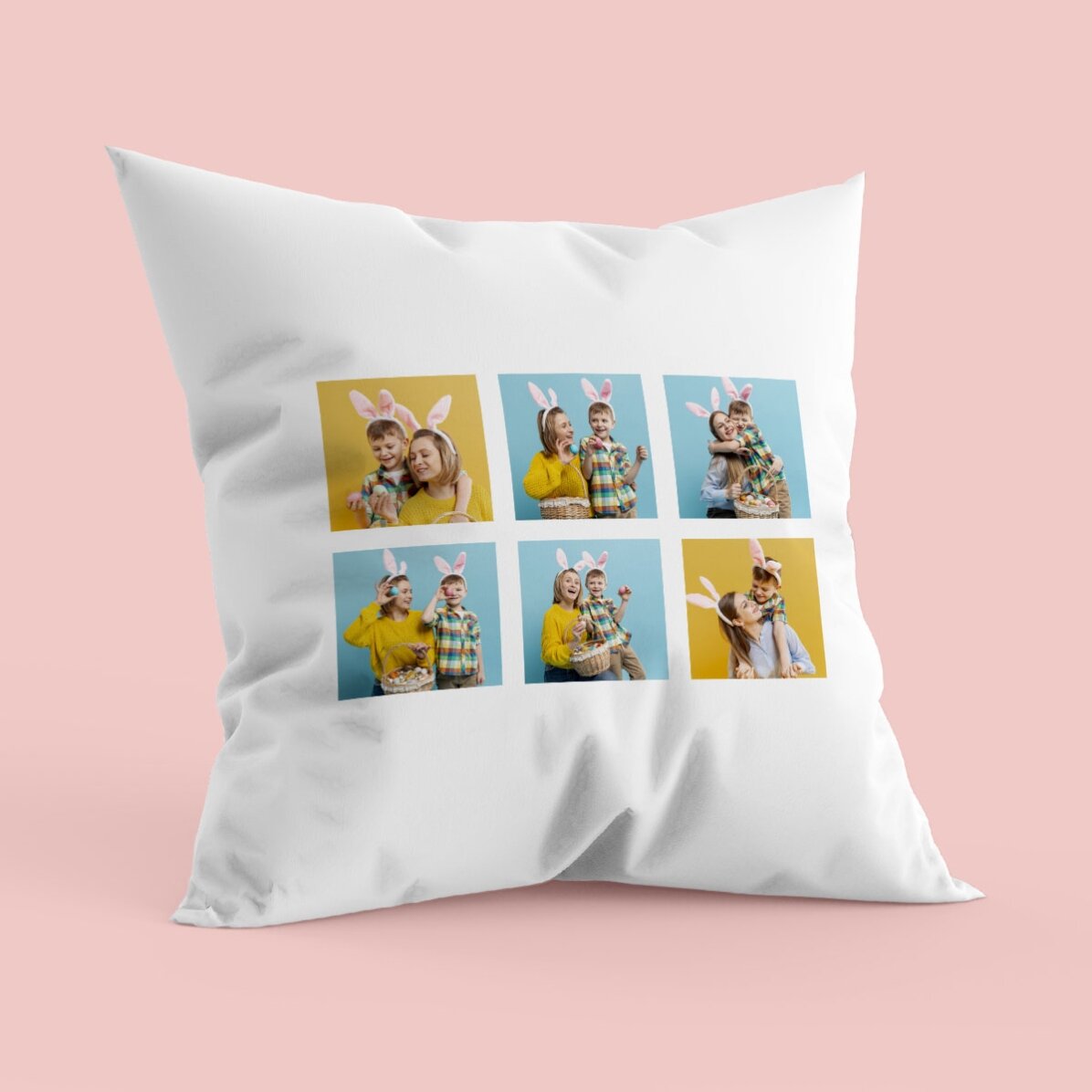 Pernă personalizată cu șase poze 