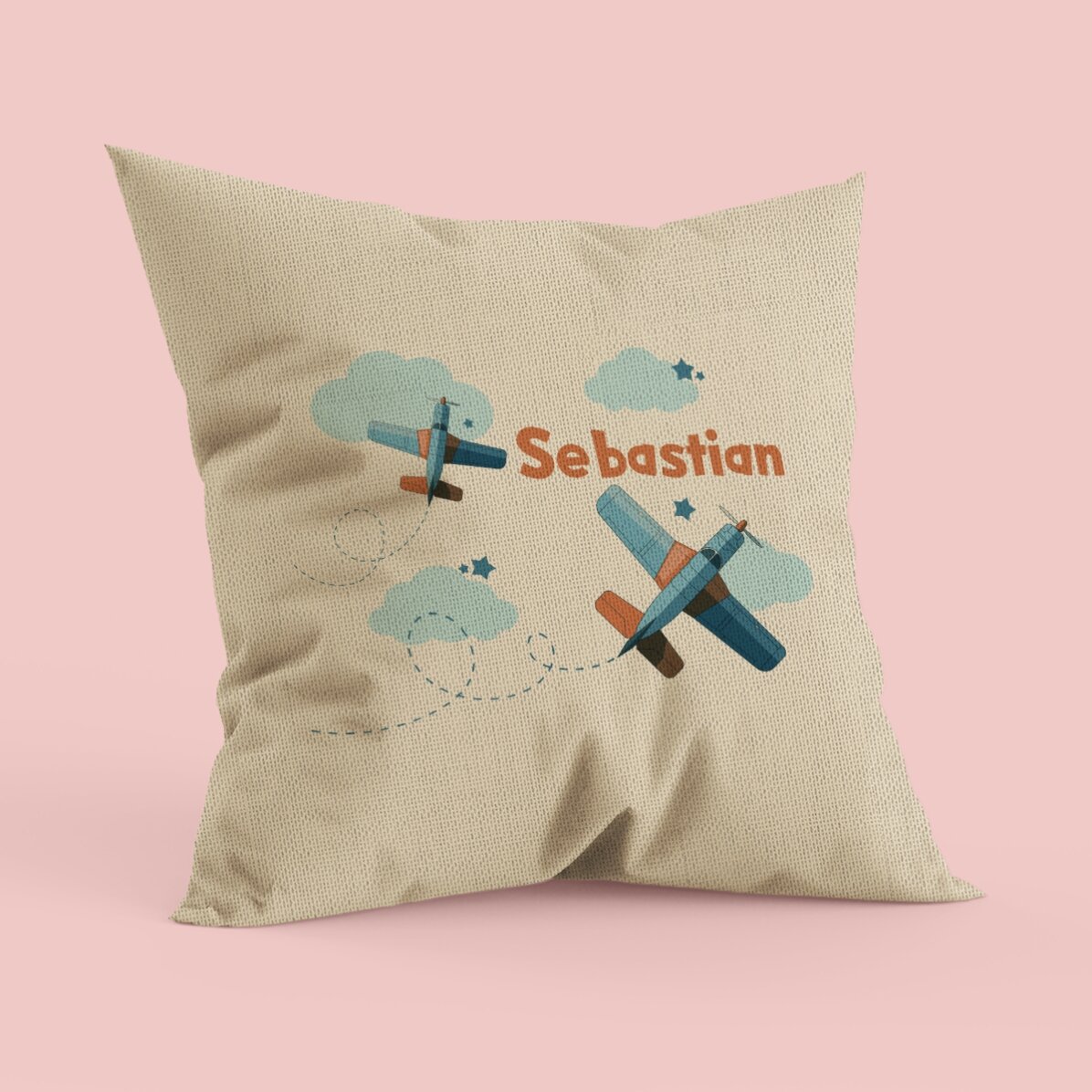 Pernă personalizată cu text - Avioane In