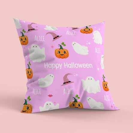 Pernă personalizată cu text - Cute Halloween