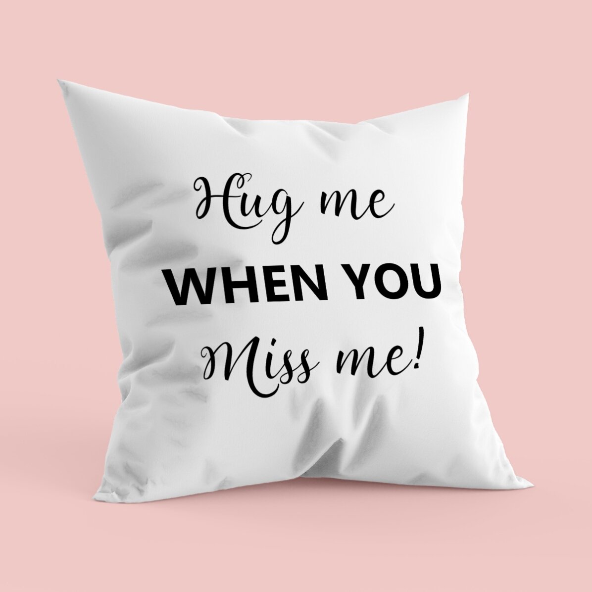 Pernă personalizată cu text - Hug me