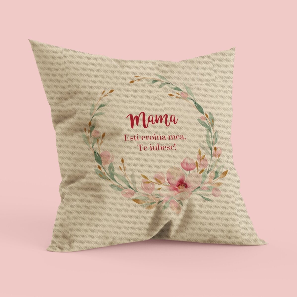 Pernă personalizată cu text - Mama 2 - In