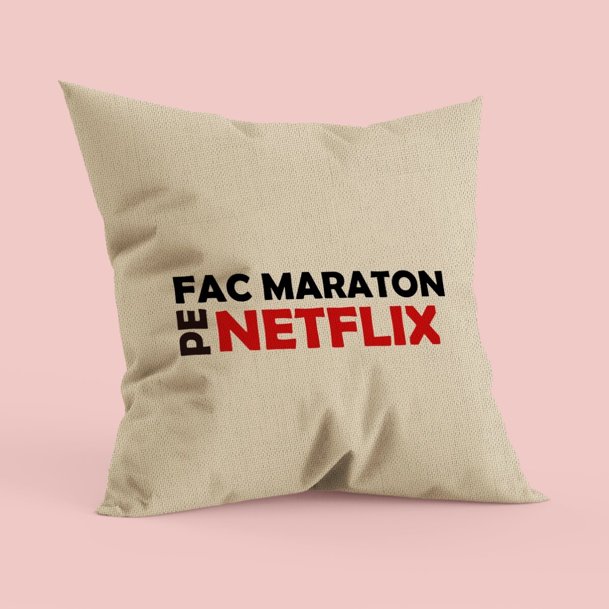 Pernă personalizată cu text - Maraton - In