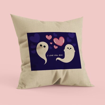 Pernă personalizată cu text - model Halloween - In