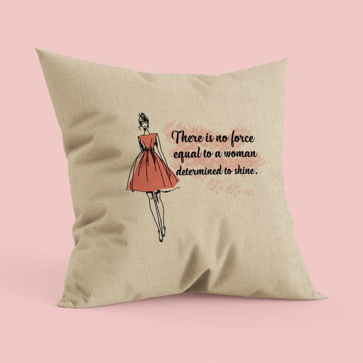 Pernă personalizată cu text - Silhouette - In