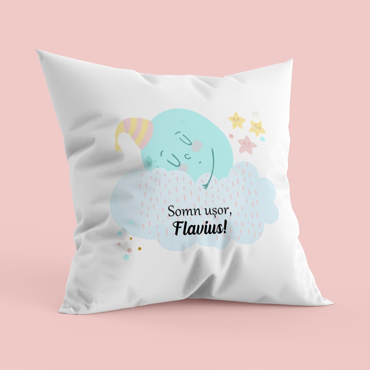 Pernă personalizată cu text - Sweet dreams