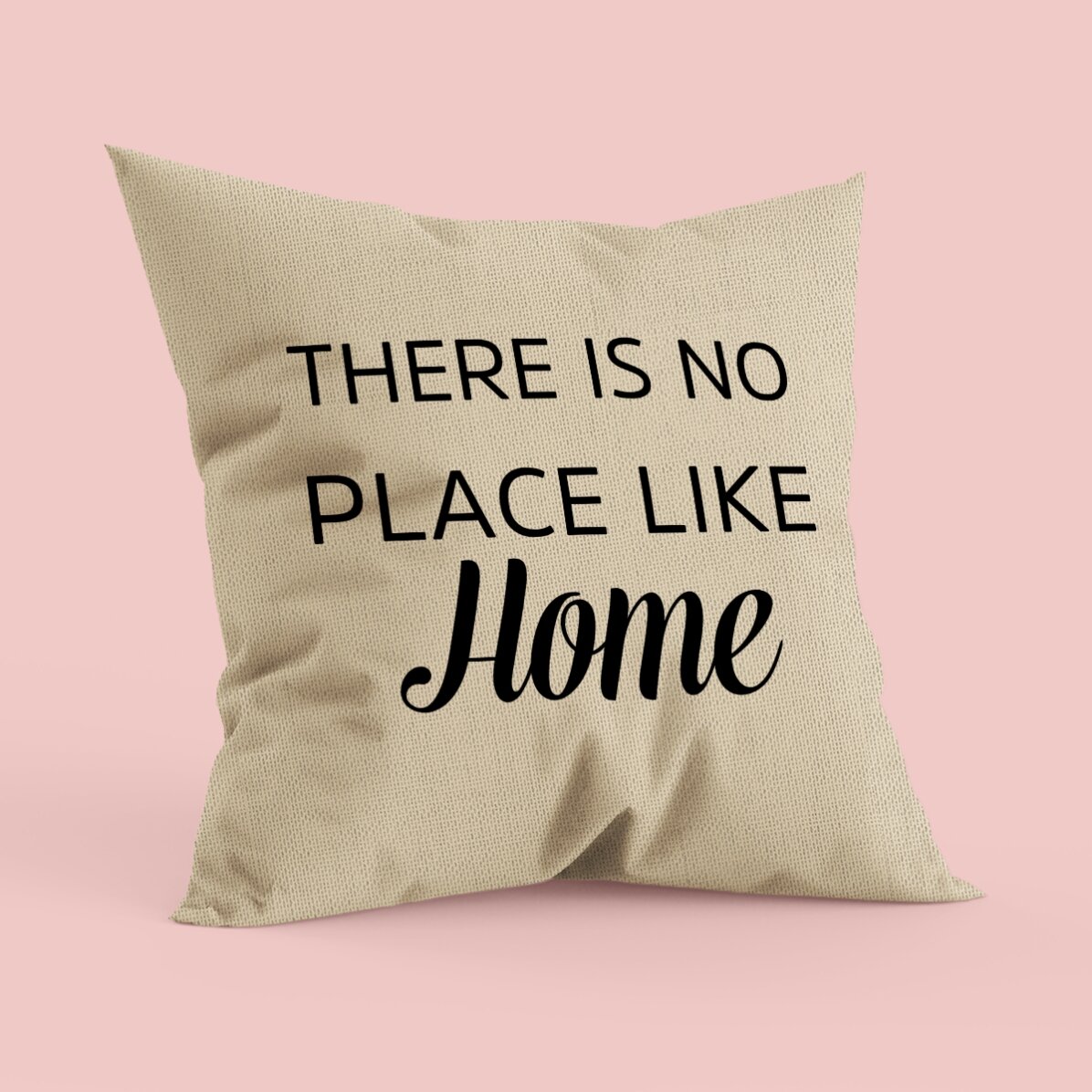Pernă personalizată cu text - There is no place like home - In