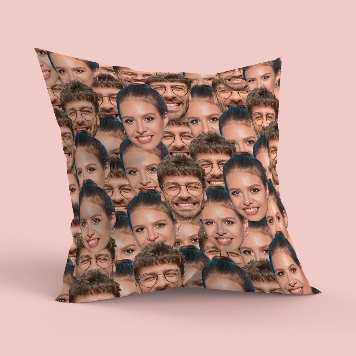 Pernă personalizată față-verso cu 2 poze - Colaj