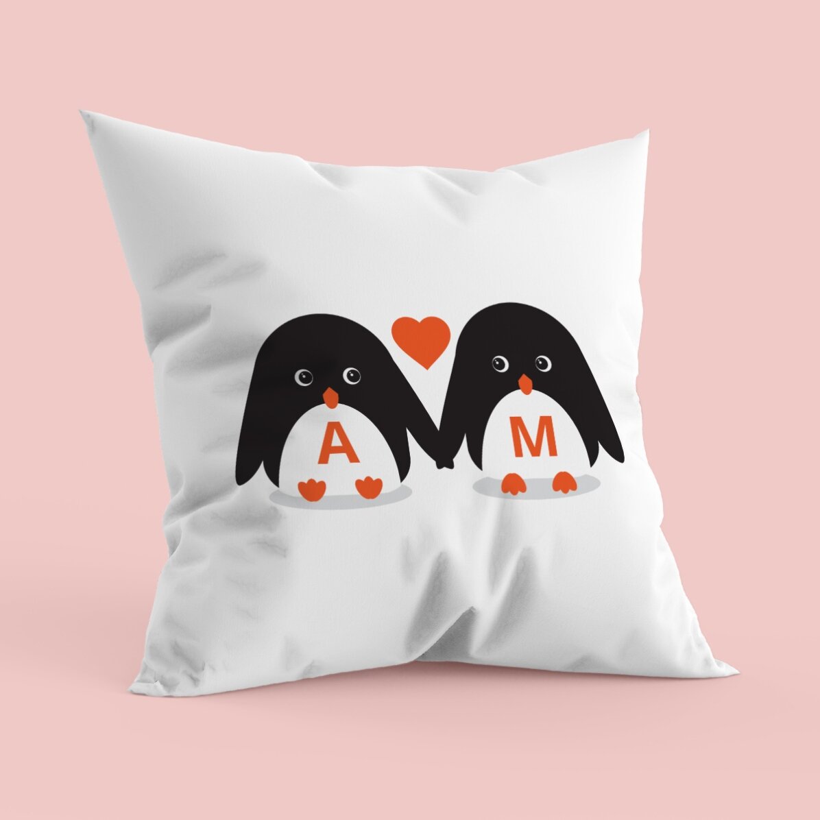 Pernă personalizată - Pinguini