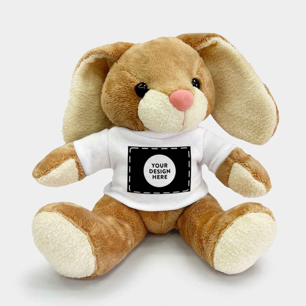 Pluș iepure personalizat cu grafica ta